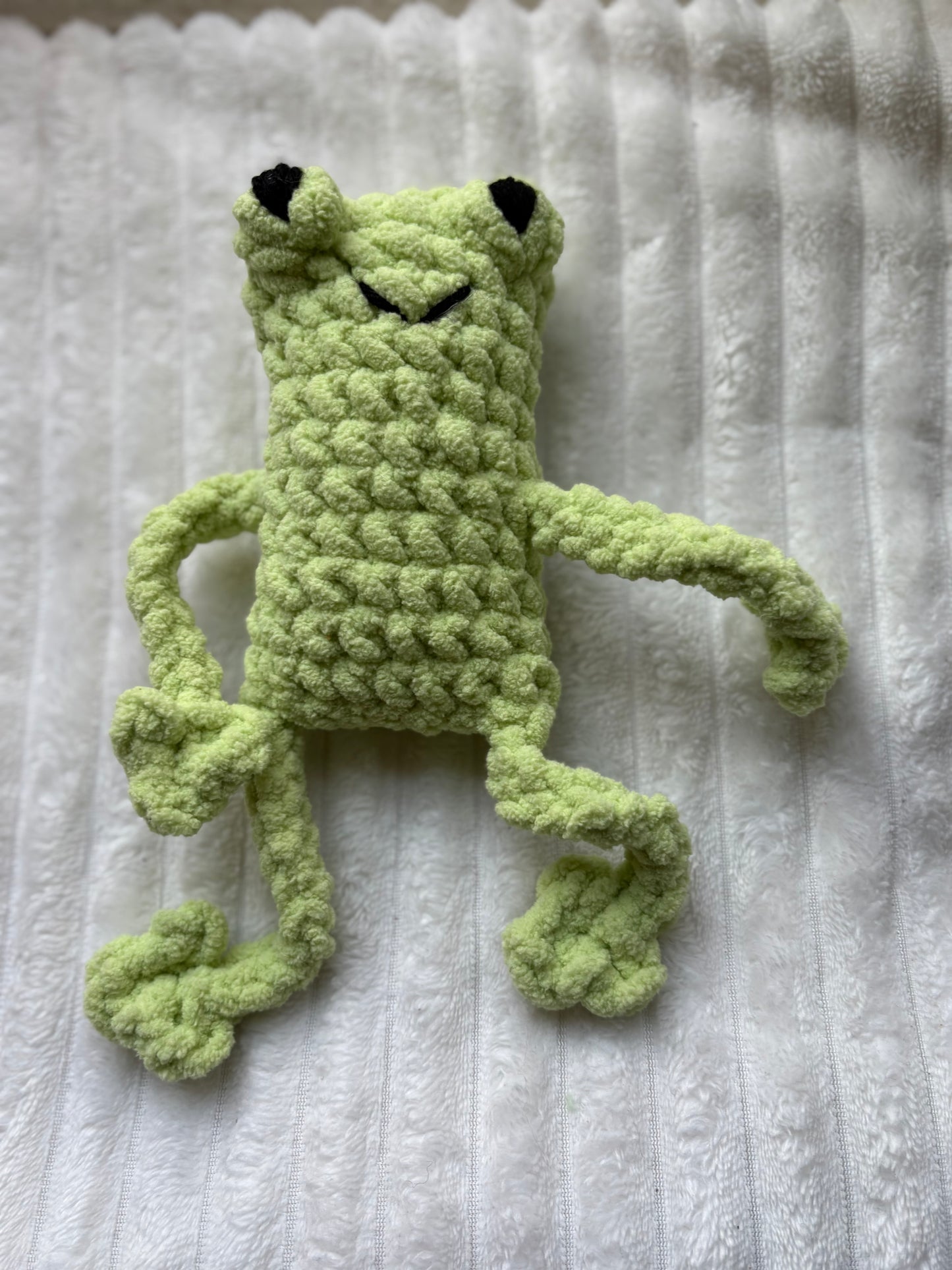 Leggy Froggy (embroidered eyes)