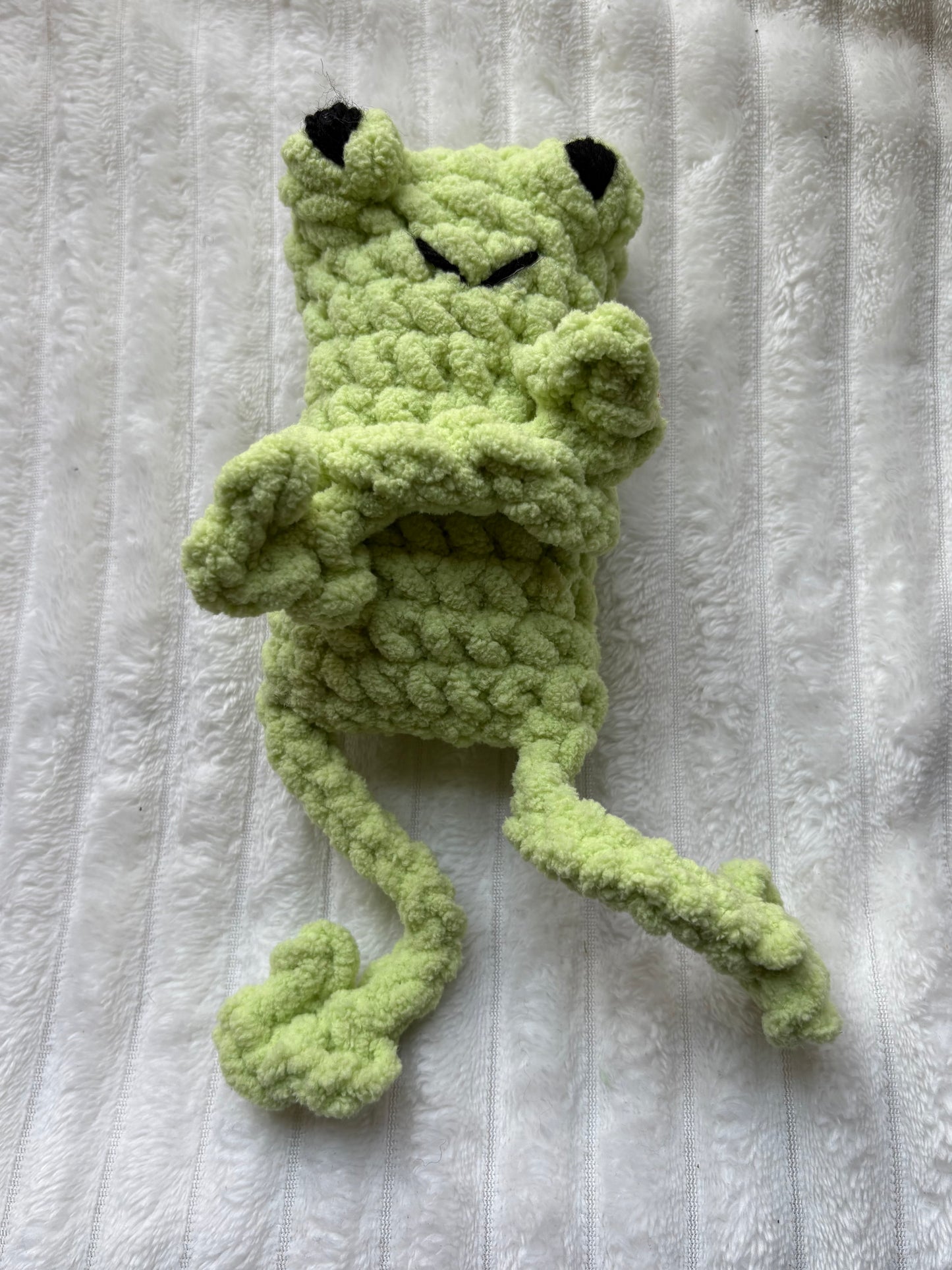Leggy Froggy (embroidered eyes)