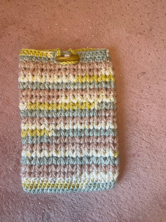 Large Crocheted Book Sleeve