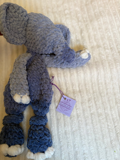 Elephant Lovey (blue ombré)