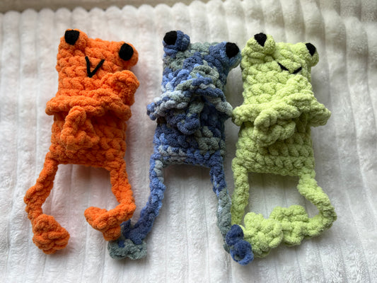 Leggy Froggy (embroidered eyes)