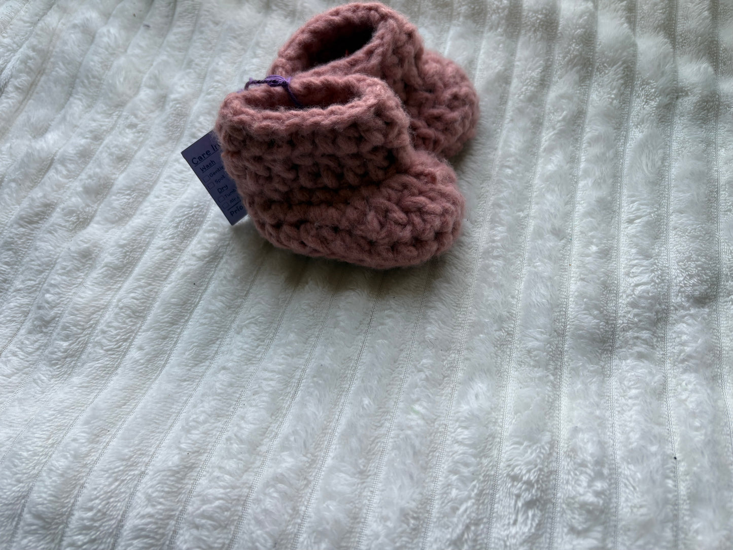Baby Booties (0-3 months)(Poppy)