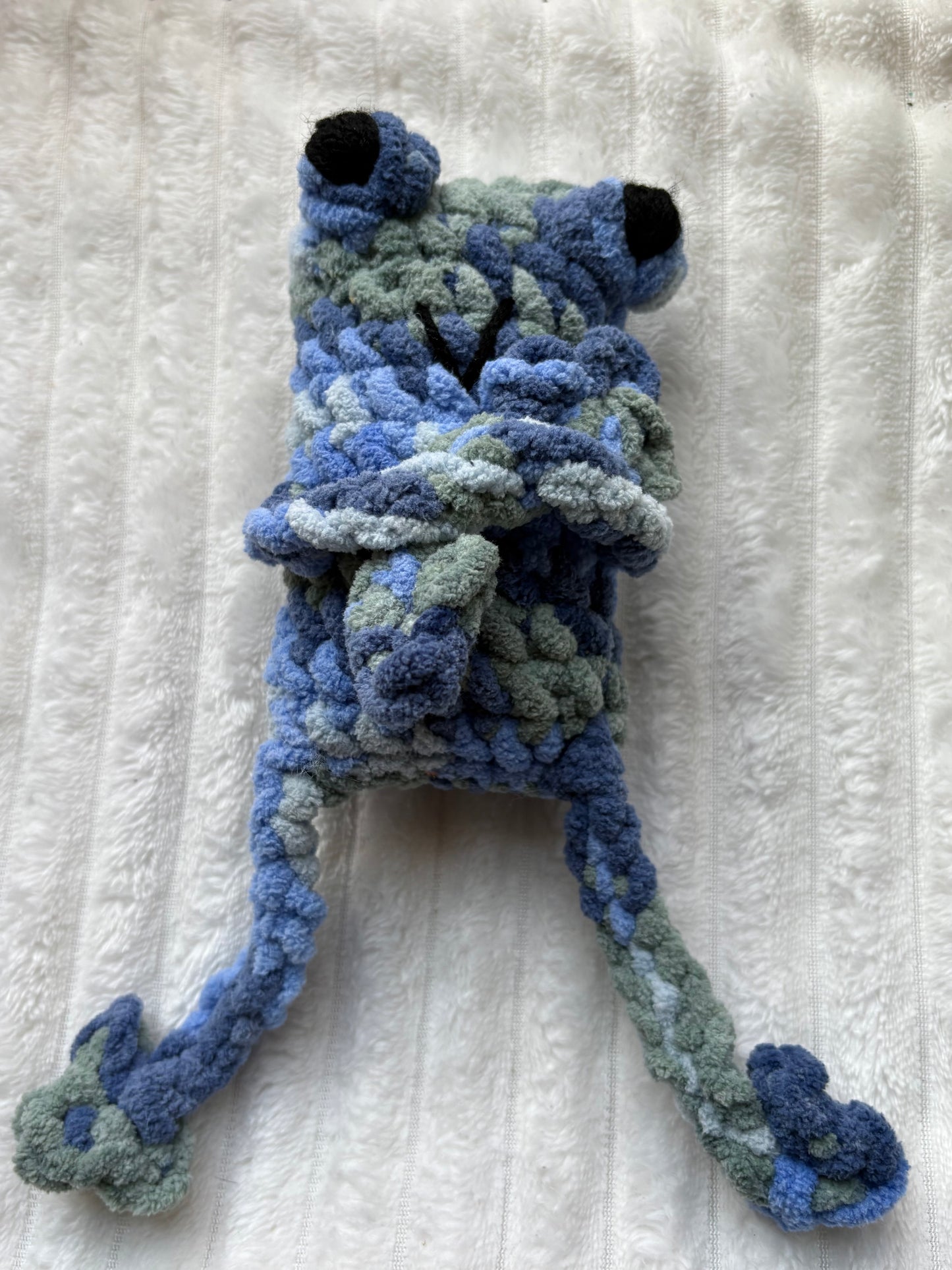 Leggy Froggy (embroidered eyes)