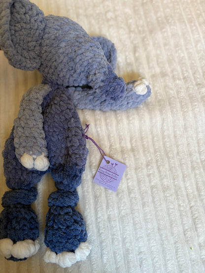 Elephant Lovey (blue ombré)
