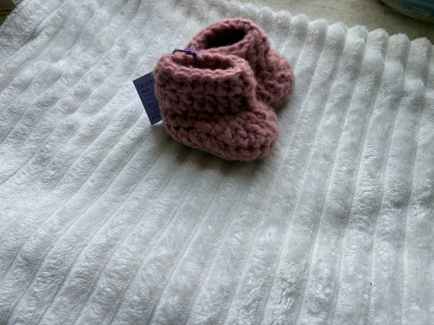 Baby Booties (0-3 months)(Poppy)