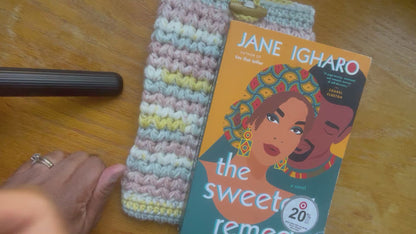 Large Crocheted Book Sleeve